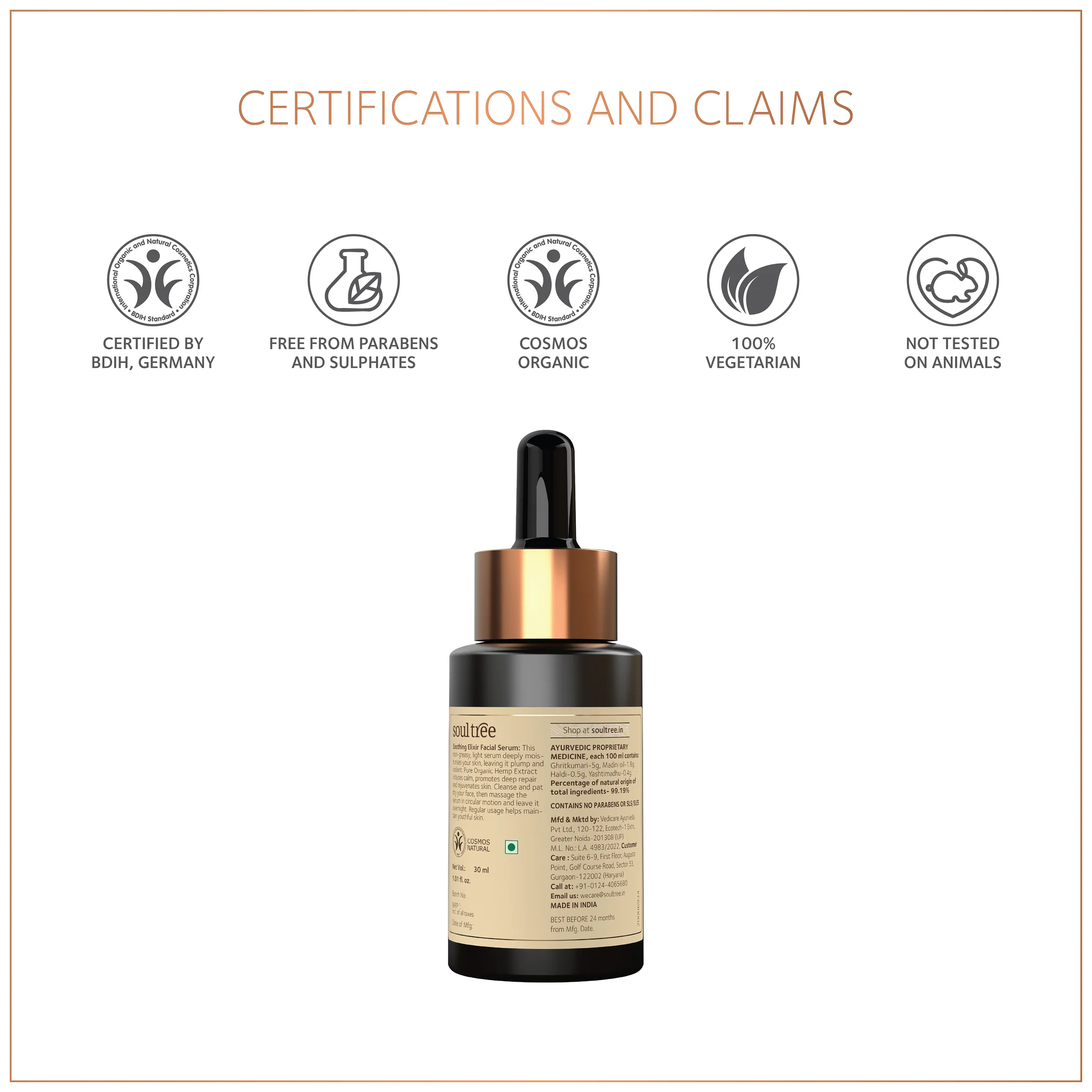 Serum для обличчя з олією конопель 30 мл - Зображення 4